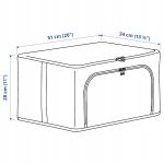 IKEA HEMMAFIXARE POJEMNIK NA UBRANIA POŚCIEL 34x51 - obrazek 6