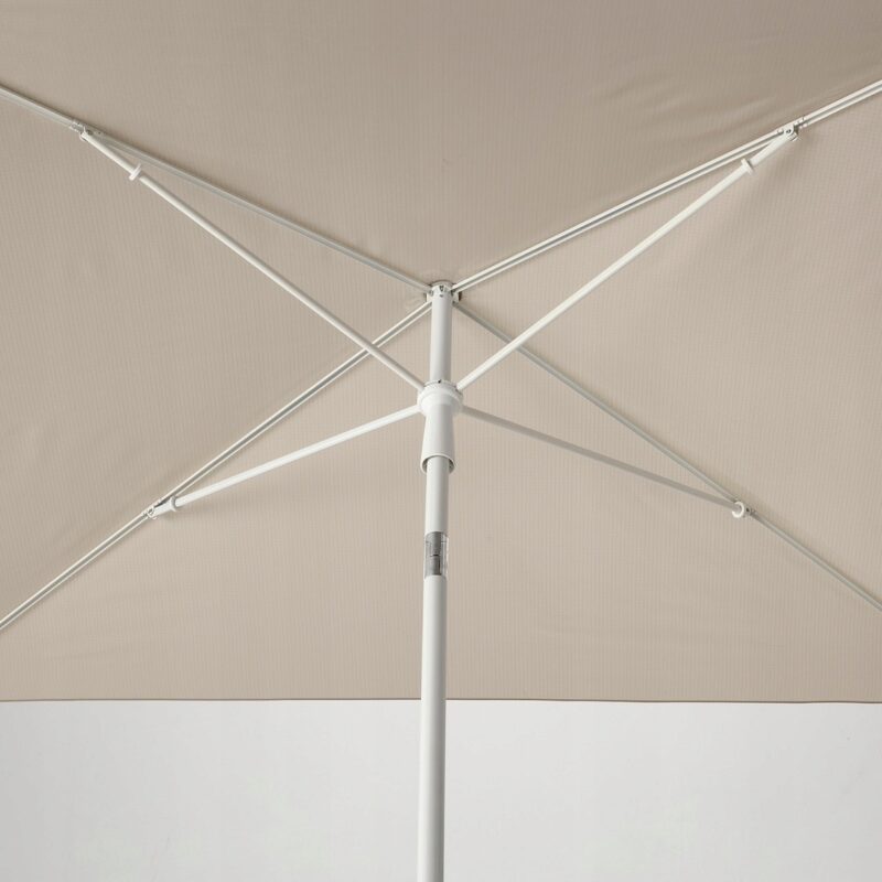 PARASOL Z NACHYLENIEM SZARY / BEŻ / BIAŁY 180x145 - obrazek 3