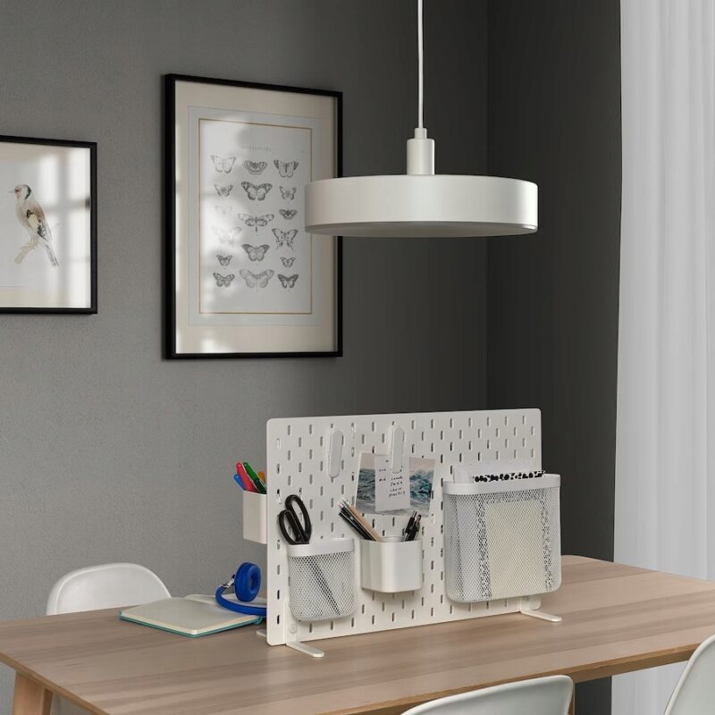 IKEA SKADIS Wolnostojąca tablica perforowana 56x37 - obrazek 5