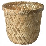 IKEA KLYNNON OSŁONKA DONICZKI BAMBUSOWA 12 CM