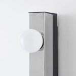 IKEA MUSIK LAMPA ŚCIENNA CHROM STAŁA INSTALACJA - obrazek 5