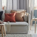 IKEA DYTAG POSZEWKA PODUSZKI CZERW./BRĄZOWA Z LNU - obrazek 4