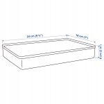 IKEA HARBMATTA Pudło na biurko pudełko 18x24x6cm z pokrywką - obrazek 6