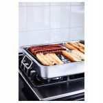 FORMA DO PIECZENIA Z GRILLEM STALOWA 40x32 CM - obrazek 4