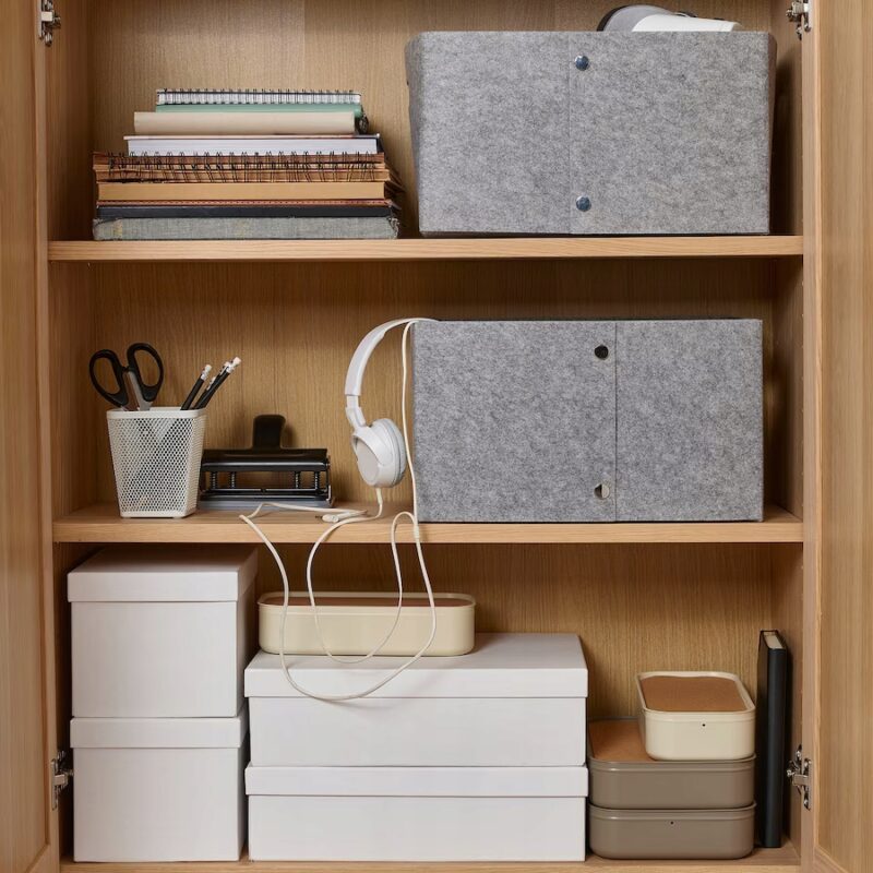 IKEA JAGMASTARE KOSZ FILCOWY 25x35x20 cm - obrazek 4