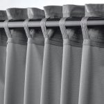 IKEA SANDSVINGEL ZASŁONA OKNA SZARA 2 SZT. 135x300 - obrazek 6