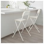 IKEA FRANKLIN TABORET SKŁADANY BIAŁY, HOKER 63CM - obrazek 6