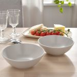 IKEA FARGKLAR MISKA SZARA MATOWA 16 CM - 4 SZT. - obrazek 4