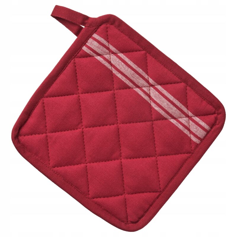 IKEA HILDEGUN ŁAPKA DO GARNKÓW - CZERWONA - 19x19 CM
