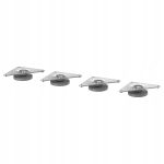 IKEA EKET NOGA DO SZAFKI 1.9-2.4cm STAL 4 SZTUKI