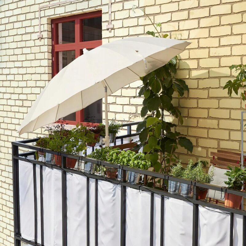 PARASOL Z NACHYLENIEM SAMSO BEŻOWY 200 CM - obrazek 5