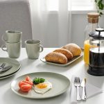 IKEA FARGKLAR SERWIS OBIADOWY KOMPLET TALERZY MATOWY ZIELONY 18 SZT. - obrazek 5