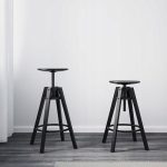 IKEA DALFRED STOŁEK BAROWY CZARNY 63-74 CM - obrazek 7
