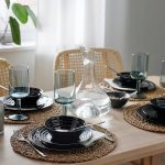 IKEA NATBARB Talerz miseczka czarna 14 cm - obrazek 5