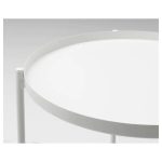 IKEA GLADOM STOLIK Z TACĄ BIAŁY 45x53 cm - obrazek 6