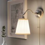 IKEA ARSTID LAMPA ŚCIENNA NIKLOWANA / BIAŁA - obrazek 4
