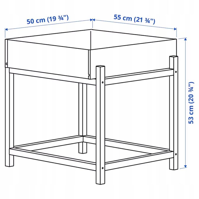 DONICZKA LITA NATURALNY IKEA 55 CM X 50 X 53 CM - obrazek 2