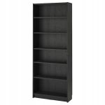 REGAŁ IKEA BILLY 80 CM X 202 CM X 28 CM KOLOR CZARNY DĄB