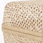 IKEA SMARRA PUDEŁKO Z POKRYWKĄ NATURALNE 30X30X23 - obrazek 3