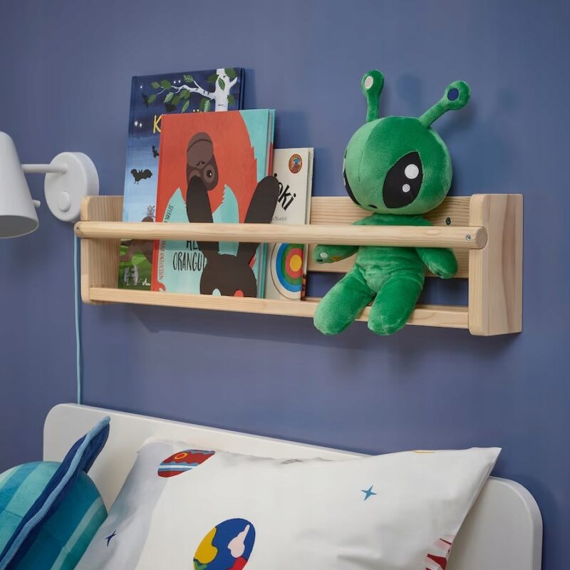 IKEA AFTONSPARV PLUSZAK UFOLUDEK ISTOTA POZAZIEMSKA ZIELONA 34 CM - obrazek 3