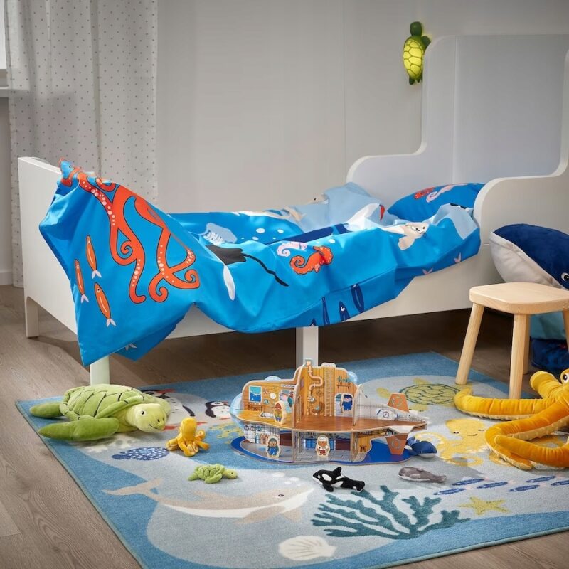 IKEA BLAVINGAD ŻÓŁW MASKOTKA PLUSZAK 44 CM - obrazek 5