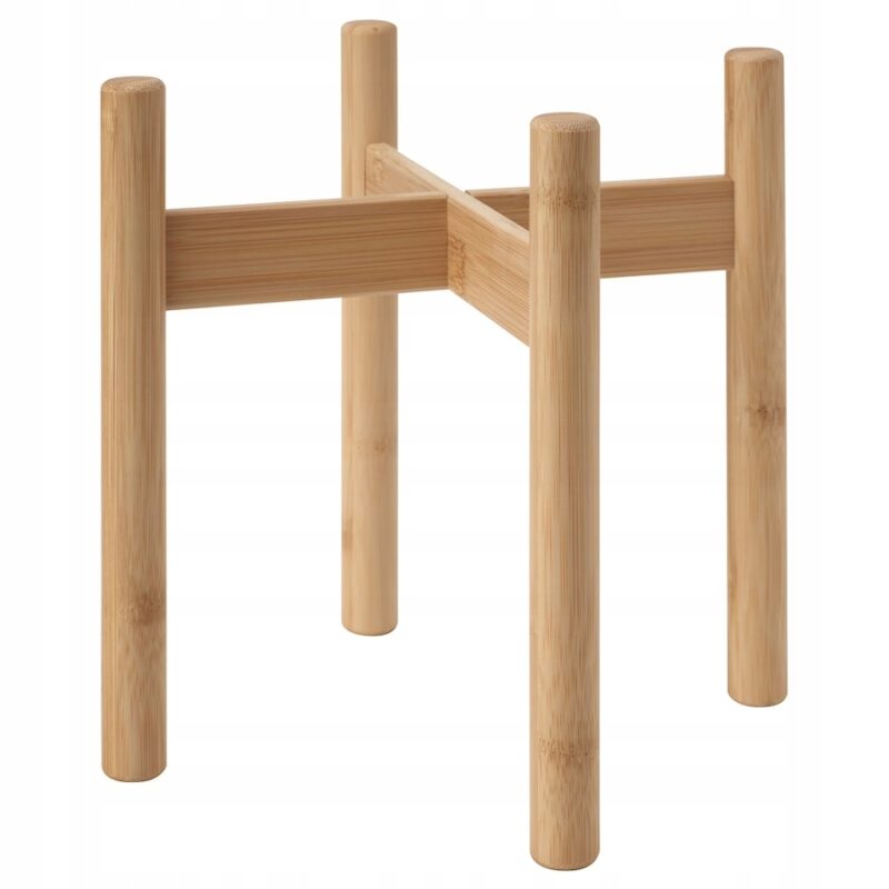 DAKSJUS Stojak na doniczkę, bambus, 21 cm - obrazek 3