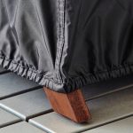 IKEA TOSTERO POKROWIEC NA MEBLE CZARNY 145X145CM - obrazek 6