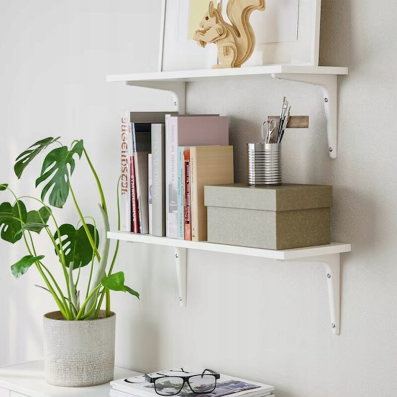IKEA SIBBHULT WSPORNIK BIAŁY 18X18 CM MOCNY WYTRZYMAŁY - obrazek 4