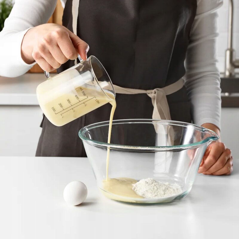 DZBANEK Z MIARKĄ IKEA SZKLANY ŻAROODPORNY 0,5 L - obrazek 2