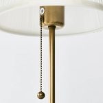 IKEA ARSTID LAMPA STOŁOWA MOSIĄDZ/BIAŁY 55cm - obrazek 4