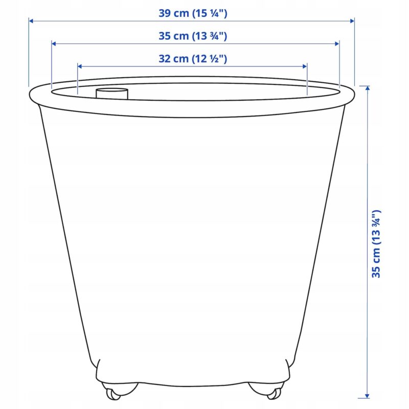 IKEA PS FEJO DONICZKA SAMONAWADNIAJĄCA, BIAŁY, 32 CM - obrazek 9