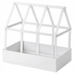 IKEA SENAPSKAL SZKLARNIA DEKORACYJNA BIAŁA 29 cm