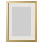 IKEA LOMVIKEN RAMKA NA ZDJĘCIA W ZŁOTYM KOLORZE 13x18 CM