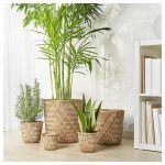 IKEA KLYNNON OSŁONKA DONICZKI BAMBUSOWA 12 CM - obrazek 5