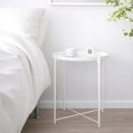 IKEA GLADOM STOLIK Z TACĄ BIAŁY 45x53 cm - obrazek 2