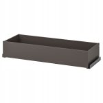 SZUFLADA MEBLOWA KOMPLEMENT CIEMNOSZARY 100x35 cm