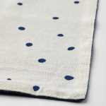 IKEA NISSOGA PODKŁADKA BIAŁO-GRANATOWA DWUSTRONNA - obrazek 4