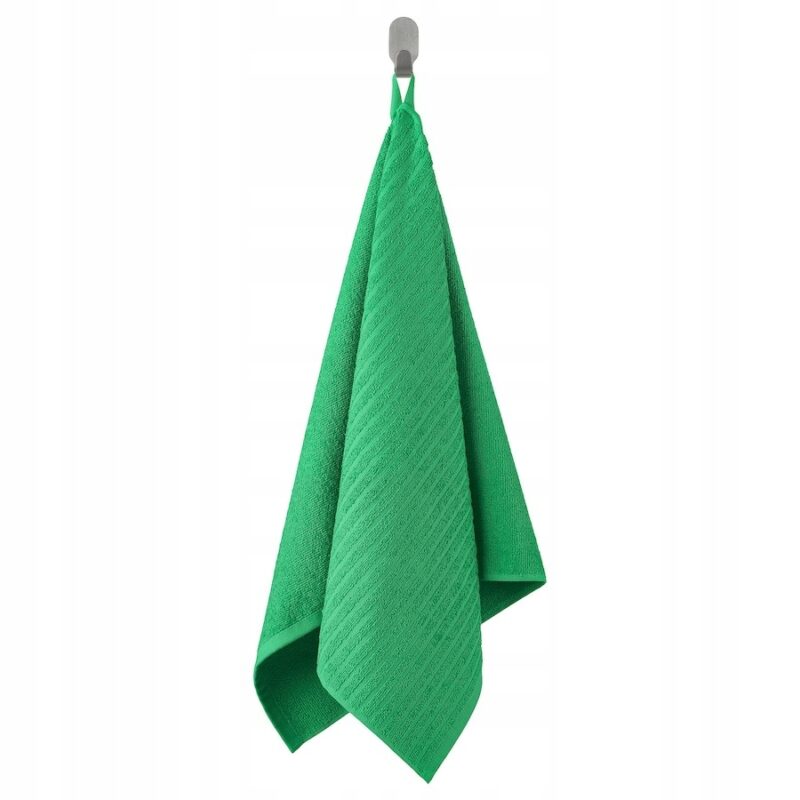 RĘCZNIK KĄPIELOWY IKEA 50X100CM BAWEŁNA ZIELONY