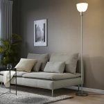 IKEA HEKTOGRAM LAMPA PODŁOGOWA SREBRNA / BIAŁA - obrazek 2