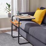 IKEA OLSEROD STOLIK ANTRACYT / CIEMNOŻÓŁTY 53x50cm - obrazek 5