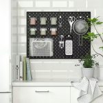 IKEA SKADIS TABLICA PERFOROWANA CZARNA 76x56 CM - obrazek 3