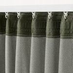 IKEA TIBAST ZASŁONY ZACIEMNIAJĄCE ZIELONY 145x300 - obrazek 3