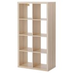 IKEA KALLAX REGAŁ DĄB BEJCOWANY NA BIAŁO 77X147X39CM
