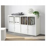 IKEA KALLAX REGAŁ BIAŁY 7x39x147 CM - obrazek 4