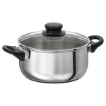 GARNEK Z POKRYWĄ IKEA ANNONS STAL NIERDZ 2.8 L