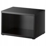 IKEA BESTA OBUDOWA SZAFKI CZARNYBRĄZ 60x40x38 cm