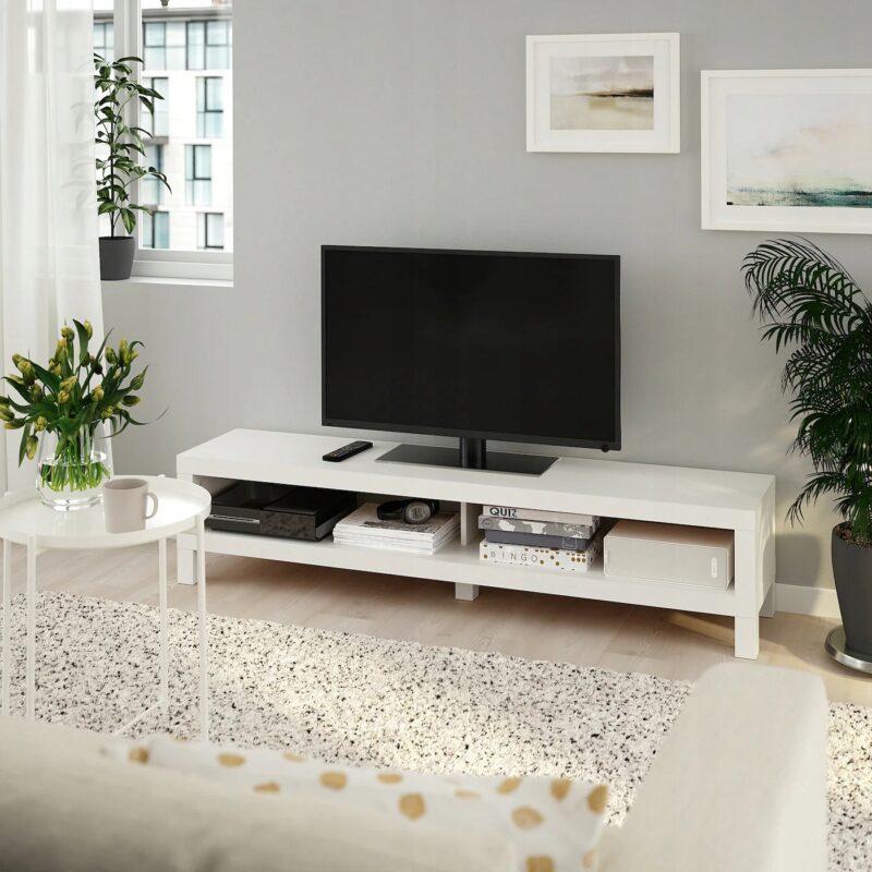 SZAFKA IKEA LACK POD TV BIAŁY KOLOR 160x35x36 CM - obrazek 3
