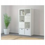 IKEA KALLAX REGAŁ BIAŁY 7x39x147 CM - obrazek 2