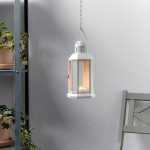 IKEA ENRUM LATARENKA LAMPION BIAŁY 22 CM - obrazek 3