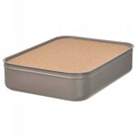 IKEA HARBMATTA Pudło na biurko pudełko 18x24x6cm z pokrywką